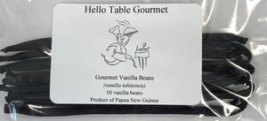 Vanilla Beans Gourmet PNG 10 beans