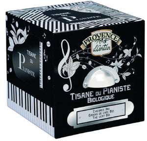 Provence D'Antan Organic Pianist Herbal Tea - 24 individually wrapped bags