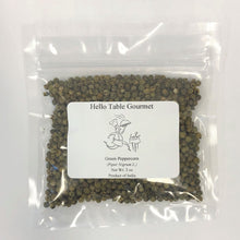 Load image into Gallery viewer, Whole Green Peppercorn 2 oz ziplock bag
