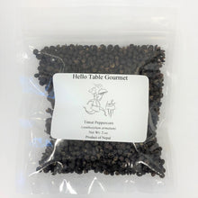 Load image into Gallery viewer, Whole Timut Peppercorn; Whole Timur Peppercorn 2 oz plastic bag; Nepal
